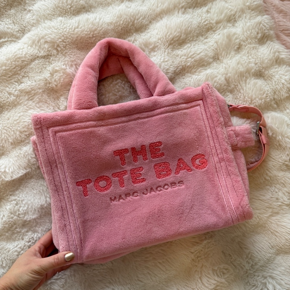 MARC JACOBS Pink 'The Terry Medium Tote Bag' Tote - Picture 10 of 11